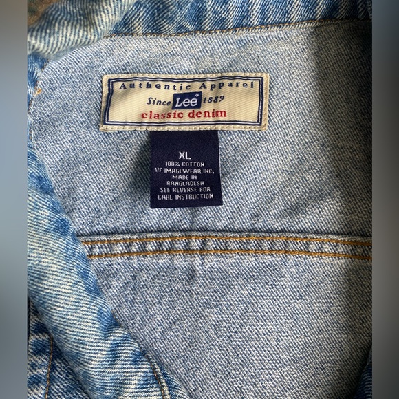 Hand painted XL jean jacket - Mojo Jojo from the Powerpuff Girls - Picture 5 of 6